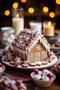 Enchanting Gingerbread Delight on Rustic Table