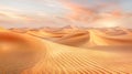 Captivating sahara desert landscape in egypt with mesmerizing undulating sand dunes Royalty Free Stock Photo