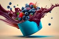 AÃ§aÃ­ bowl in motion, Generative AI