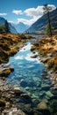 Captivating Scottish Landscapes: Eilean Donan Castle In Mountainous Vistas Royalty Free Stock Photo