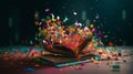 Explosive Colors: A Vibrant Book Photoshoot with Sony A9