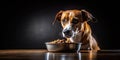 Understanding Selective Eating in Dogs A Silhouette Image to Guide Owners Through Feeding Challenges Royalty Free Stock Photo