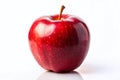 A Striking Silhouette of a Single Red Apple Against a Clean White Background Perfect for Branding Packaging and Royalty Free Stock Photo