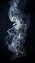 A Captivating Smoke Art Wallpaper for iphone Royalty Free Stock Photo