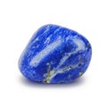 Beautiful Sodalite Natural Stone on White Background Royalty Free Stock Photo