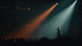 Captivating Solo Artist Performance in Dramatic Concert Lights Royalty Free Stock Photo