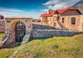 Captivating spring view of Castle of Kruja.