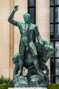 Elegant Statue at the MusÃÂ©e de l& x27;Homme, TrocadÃÂ©ro, Paris, France