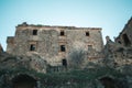 Abandoned Ruins in Craco, Italy Royalty Free Stock Photo