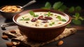 Thari Kanji Payasam kerala street food Royalty Free Stock Photo