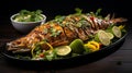 Grilled King Fish with Lime
