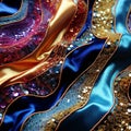 Captivating Threads: A Macro Showcase of Mesmerizing Textile