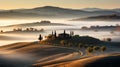 Captivating Tuscany Sunrise: A Serene Journey Through Dramatic Landscapes