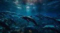 Dolphins Dance in Stunning Ocean Scene by Annie Leibovitz