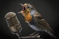 Captivating Up-Close Photography of Singing. Perfect for Music Blogs and Websites.
