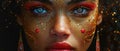 Captivating And Varied Makeup Artistry Featuring Intricate Details On Female Models\' Faces