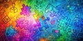 Unveiling the Teamwork Conundrum A Continuous Line Puzzle Design with a Missing Piece Inspiring Collaboration