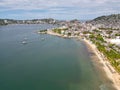 Captivating View of Acapulco Bay and Costera Avenue Along Tamarindos Beach Royalty Free Stock Photo