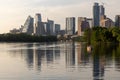 Captivating view of Austin, Texas with the city's skyline with its towering skyscrapers