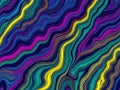 A Captivating Visual Abstract Dynamic Zigzag Pattern with Vibrant Geometric Textures for Contemporary Design