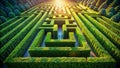 Charting a Course to Success A Strategic Maze Visualizing ProblemSolving and Planning for Optimal Outcomes