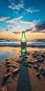 Captivating Visual Storytelling: Turquoise Sunrise And Czech Pilsner Fine Art Photography