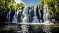 Captivating Waterfall: A Stunning Nature Photography Masterpiece