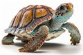 realistic graphics Adorable Sea Turtle: High-Quality Isolated Photography in Unreal Engine 5