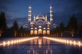 Capture the beauty of mosques illuminated for