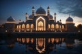 Capture the beauty of mosques illuminated for