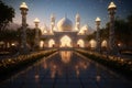 Capture the beauty of mosques illuminated for