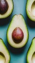 Capture Close up of succulent avocado slice, ready for culinary use