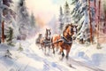 Christmas Sleigh Rides - Generative AI