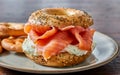 Capture the essence of Bagels and Lox in a mouthwatering food photography shot