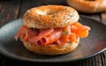 Capture the essence of Bagels and Lox in a mouthwatering food photography shot