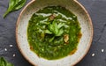 Capture the essence of Chimichurri in a mouthwatering food photography shot