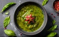 Capture the essence of Chimichurri in a mouthwatering food photography shot