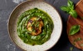 Capture the essence of Chimichurri in a mouthwatering food photography shot