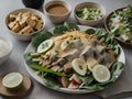 Capture the essence of Gado-Gado in a mouthwatering food photography shot