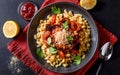 Capture the essence of Koshari in a mouthwatering food photography shot Royalty Free Stock Photo