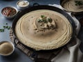 Capture the essence of Mansaf in a mouthwatering food photography shot