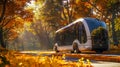 Capture the essence of mindful travel in autumn 2024 Show travelers choosing eco-friendly transportation and immersive experiences