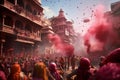 Capture the excitement of Holi processions with Royalty Free Stock Photo