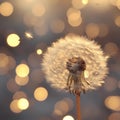 Dandelion Delight: Magnify Nature\'s Splendor with a Ripe Close-up Royalty Free Stock Photo