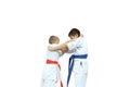 Capture of the judogi are doing two athletes