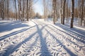 Ski Trail Patterns - Generative AI