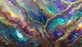 Ethereal Sea Colors in Iridescent Shell Texture Royalty Free Stock Photo