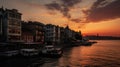 Capture Stunning Sunset In Kadikoy With Canon Eos R6 Camera