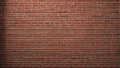 Classic Red Brick Wall Seamless Texture Background. AI Generation Royalty Free Stock Photo
