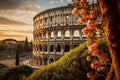 Ancient Grandeur: Colosseum in Rome, Italy Royalty Free Stock Photo